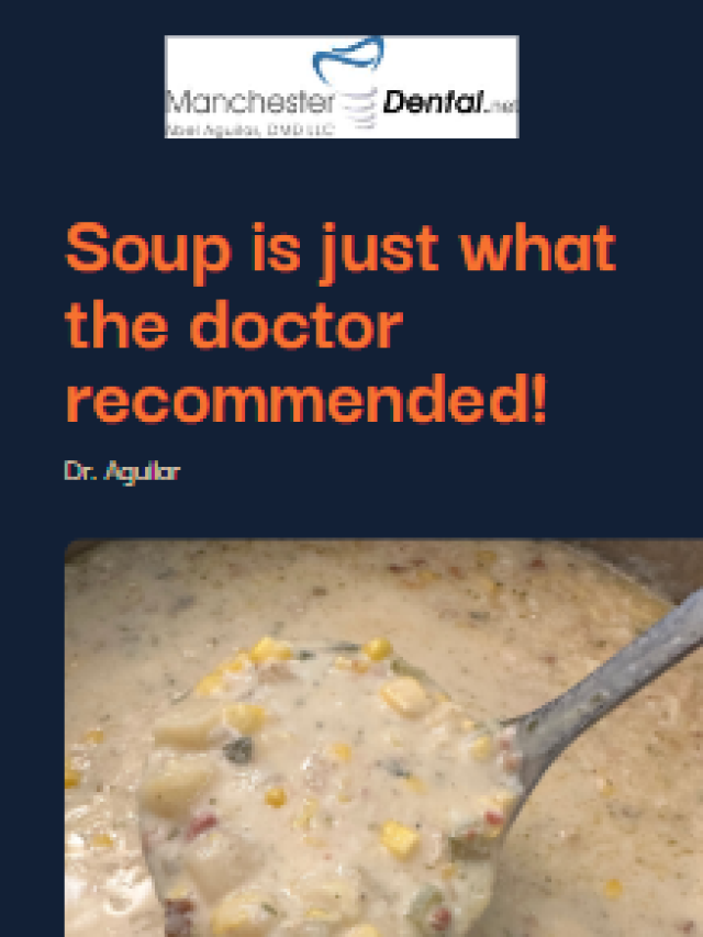 Soup is just what the doctor recommended!